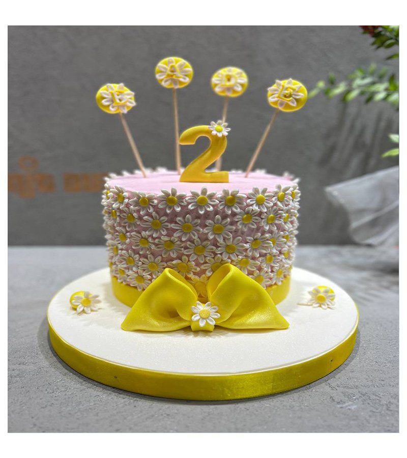 2 yaş kız bebek doğum günü pastası