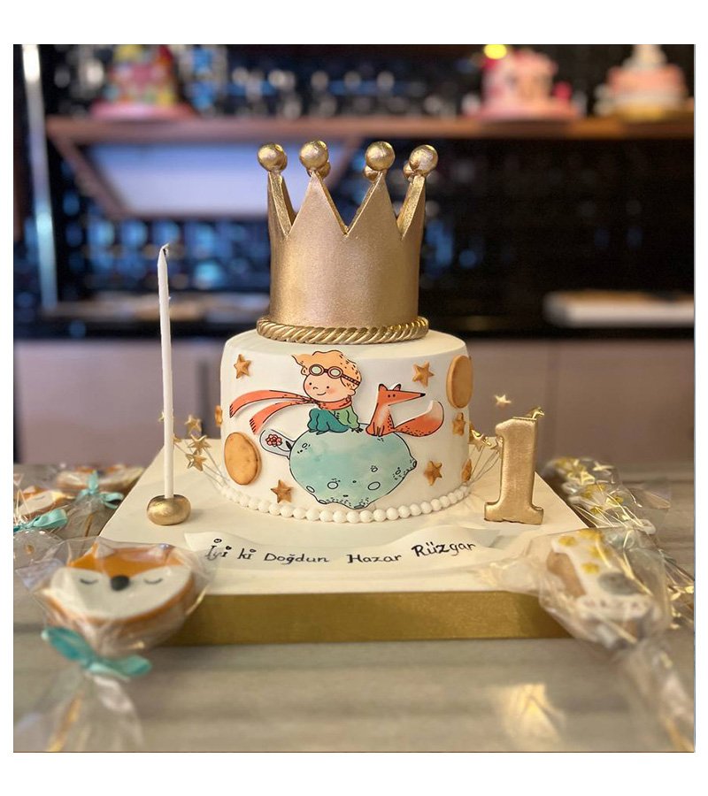 Küçük Prens Doğum Günü Pastası Küçük Prens Doğum Günü Pastası