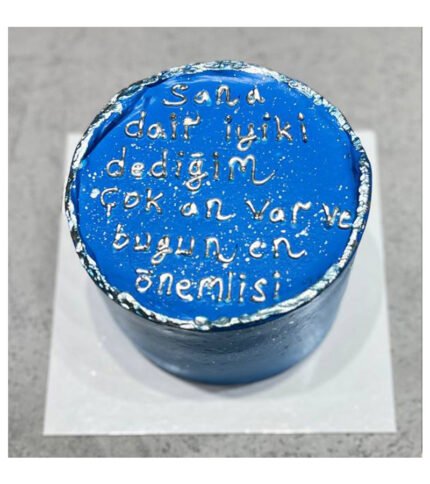 Yıldızlı Gece Doğum Günü Pastası