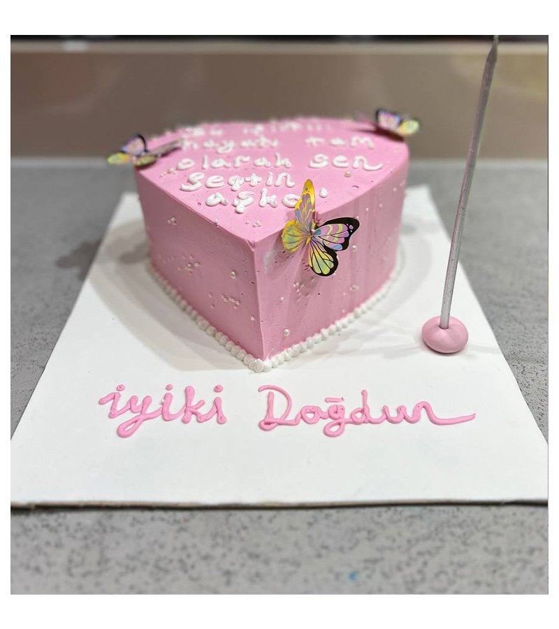sevgili aşk için doğum günü kutlama pastası online sipariş