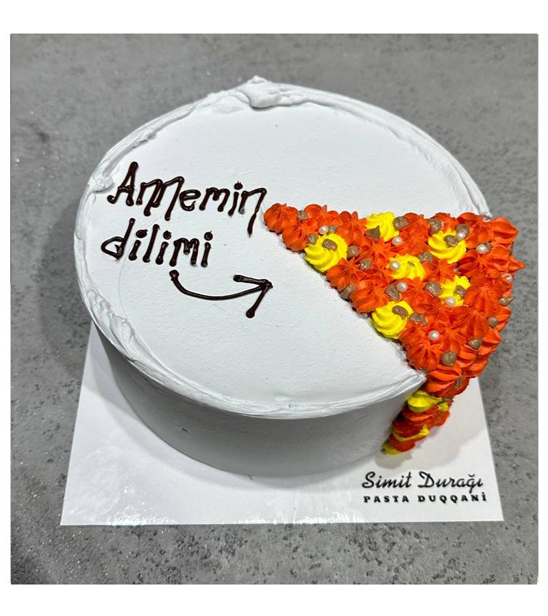 Anneye Özel Dilim Pasta Anneye Özel Dilim Pasta